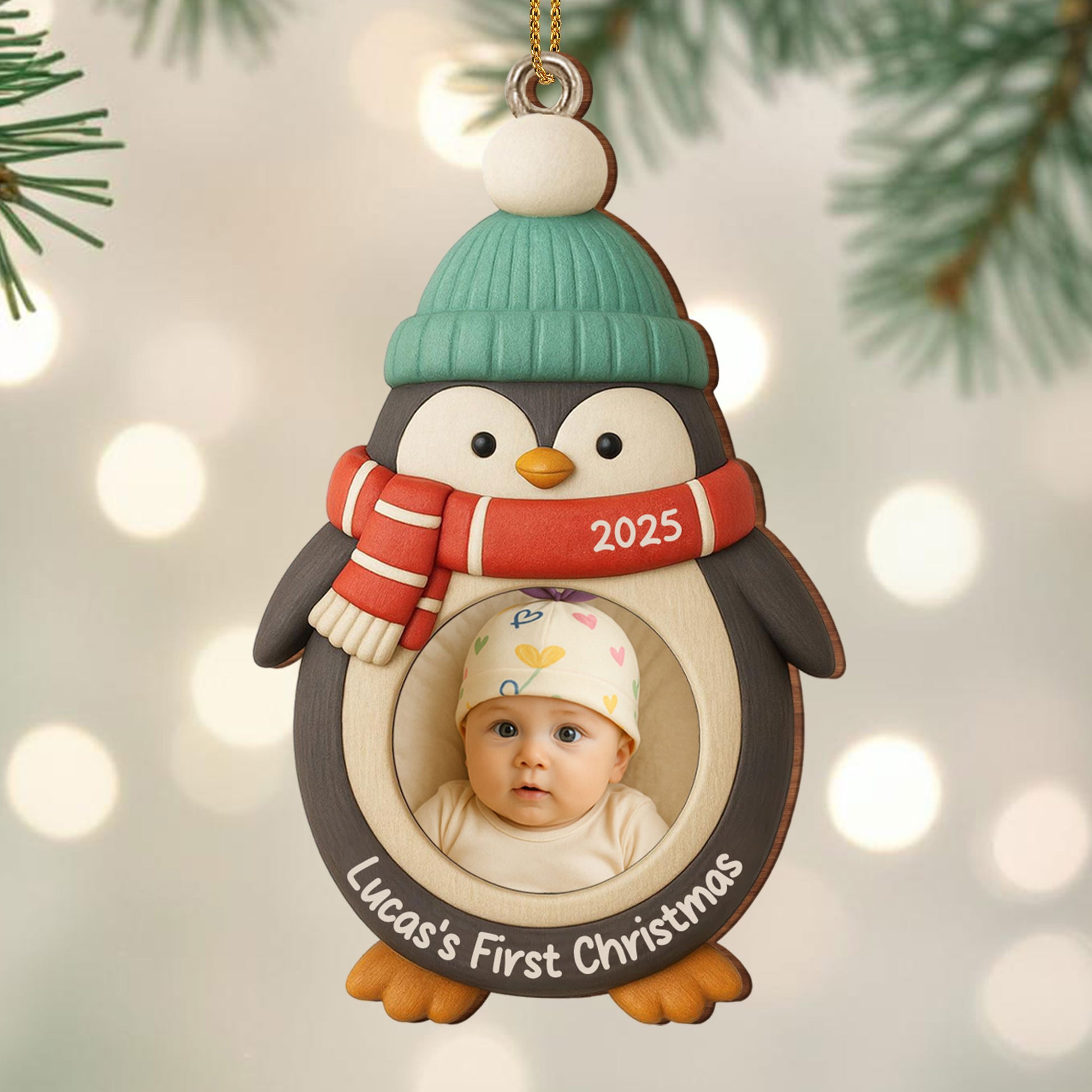 Your Baby's First Christmas With Penguin