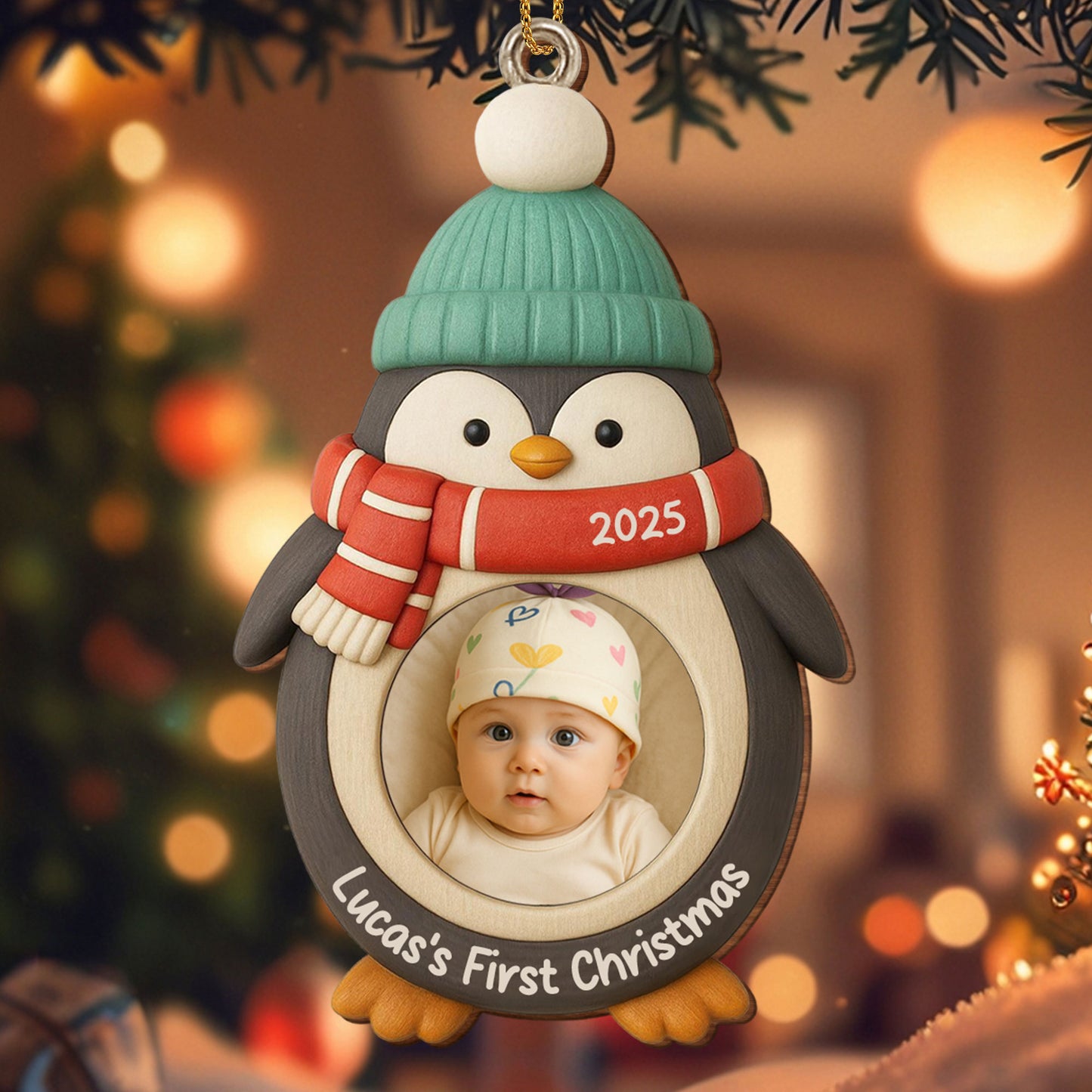 Your Baby's First Christmas With Penguin