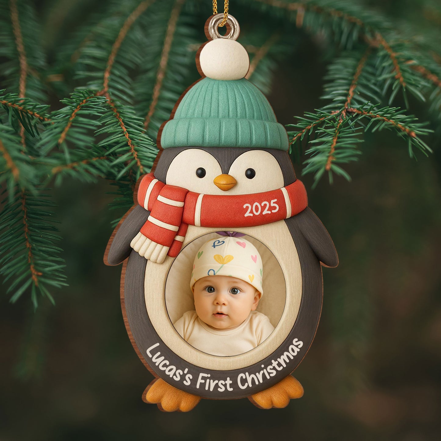 Your Baby's First Christmas With Penguin