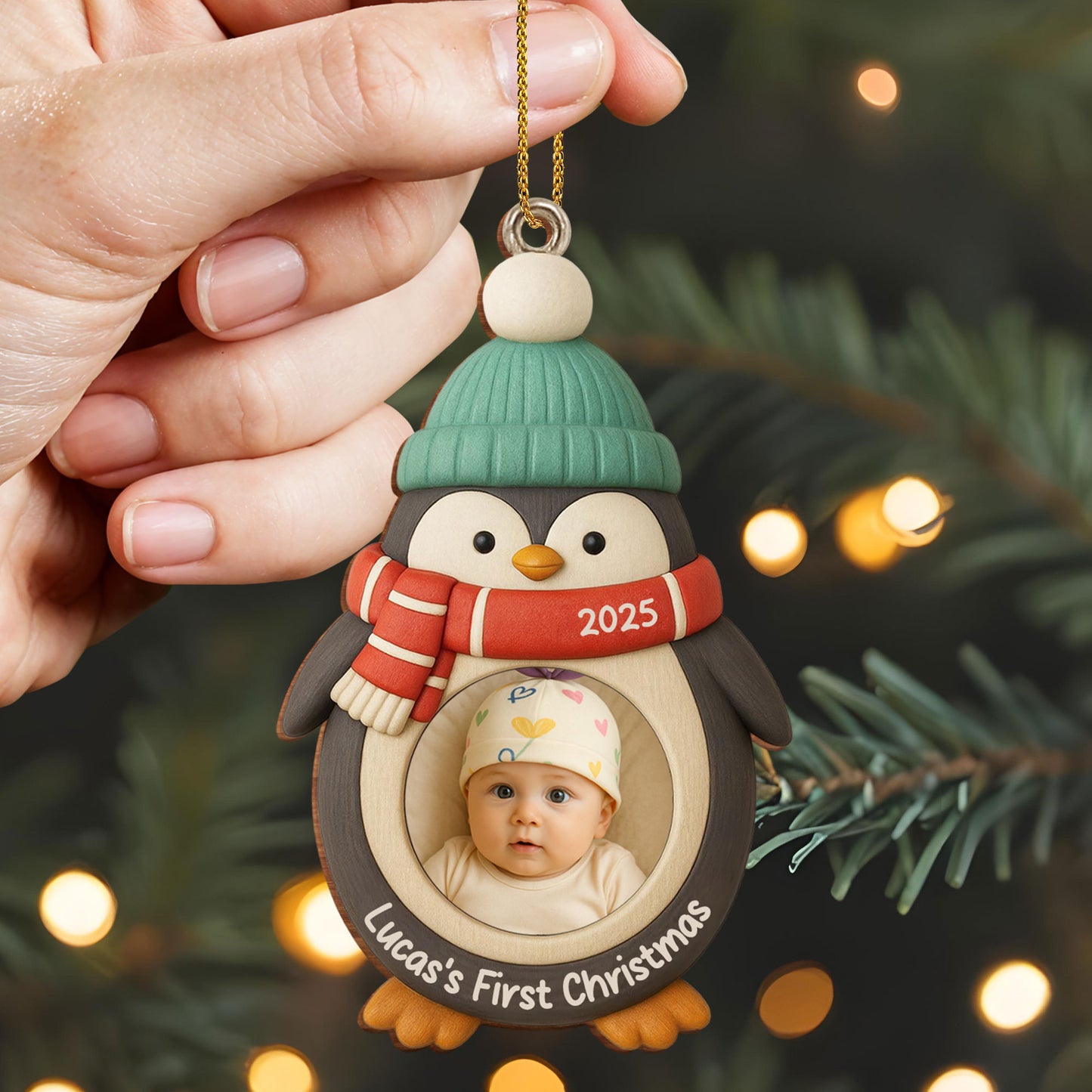 Your Baby's First Christmas With Penguin