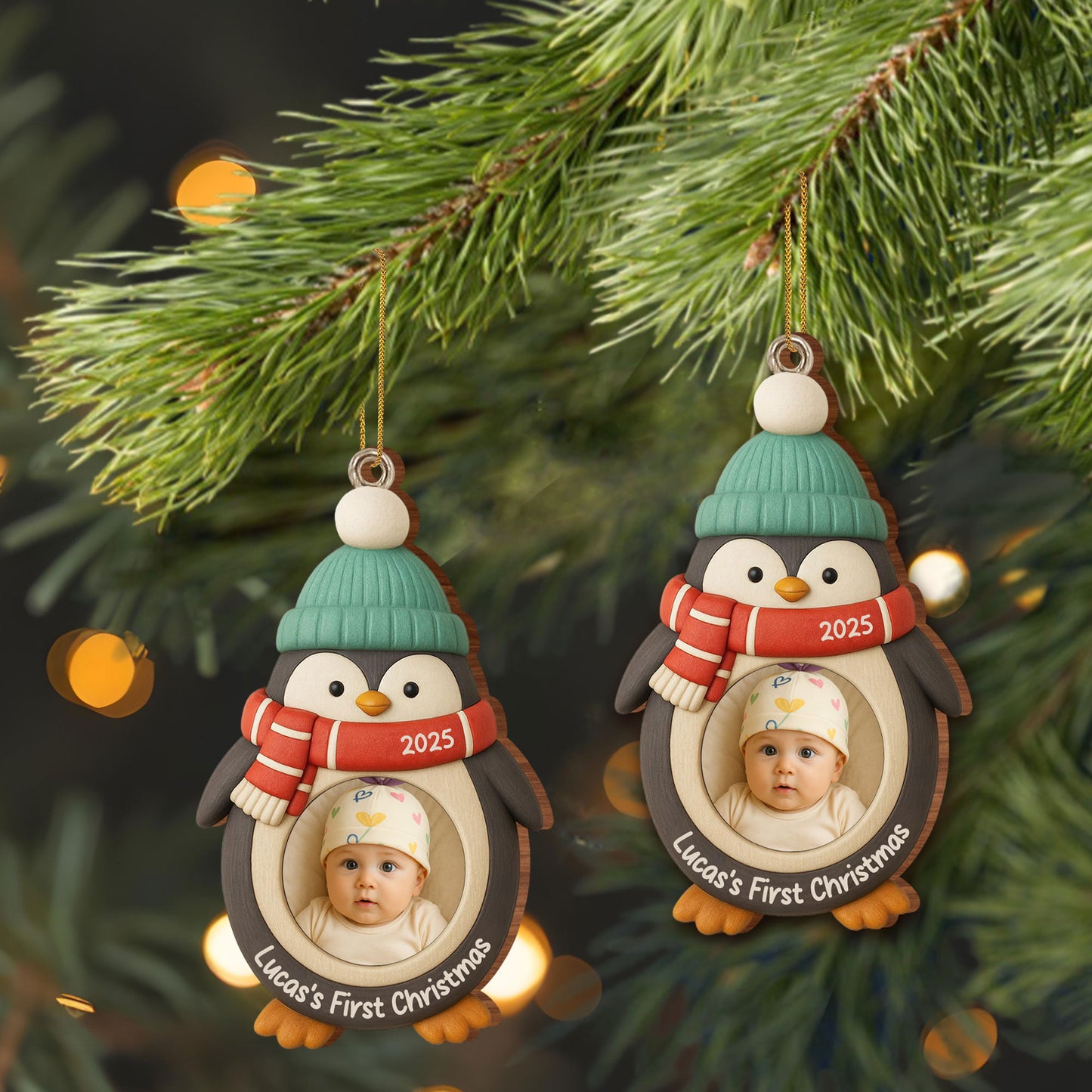 Your Baby's First Christmas With Penguin