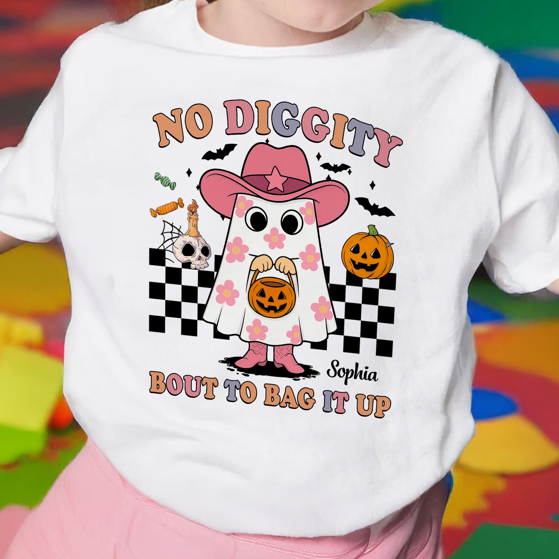 No Diggity, Bout To Bag It Up, Halloween Ghost and Pumpkin