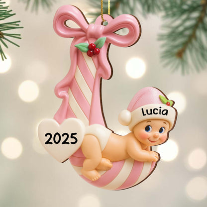 Baby's First Christmas Candy Cane Ornament