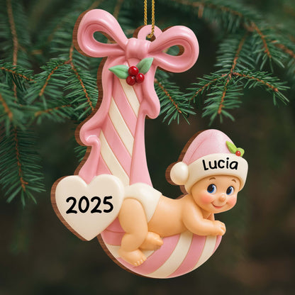 Baby's First Christmas Candy Cane Ornament