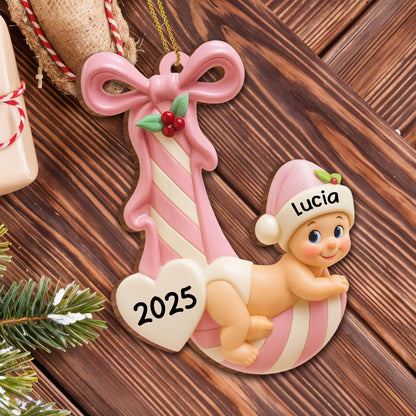 Baby's First Christmas Candy Cane Ornament