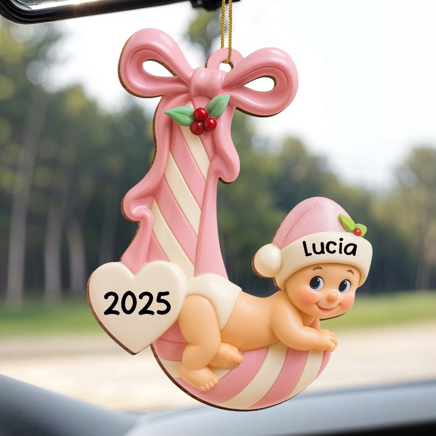 Baby's First Christmas Candy Cane Ornament