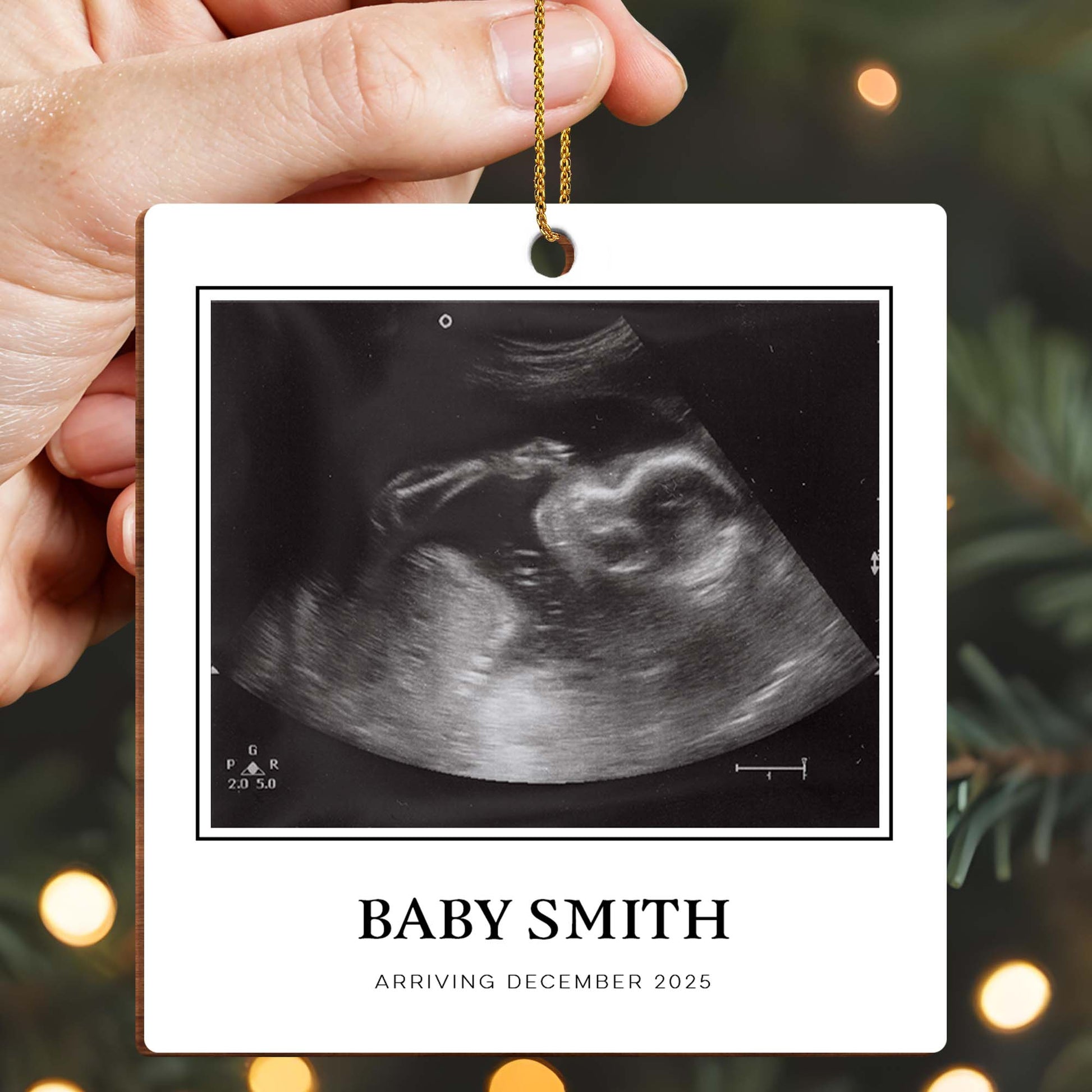 Celebrating A New Arrival, Custom Ultrasound Keepsake