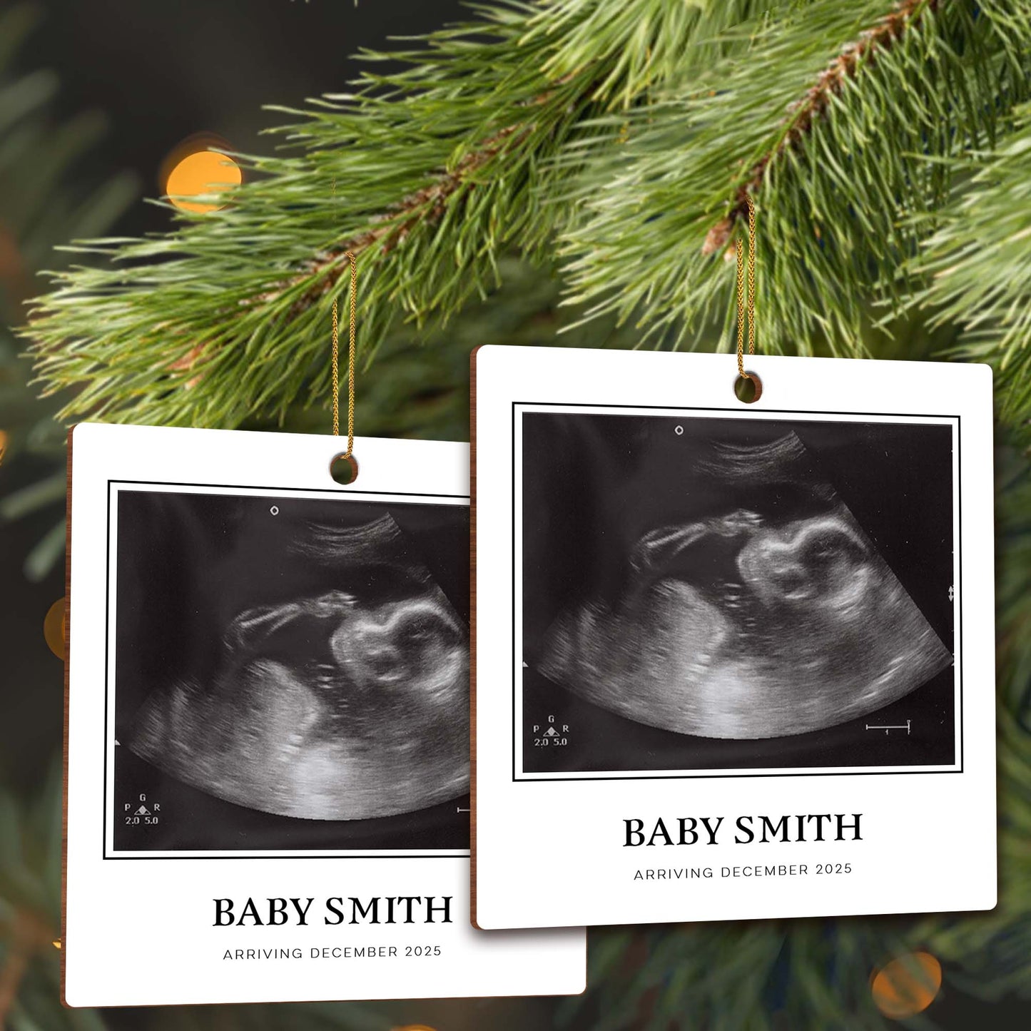 Celebrating A New Arrival, Custom Ultrasound Keepsake