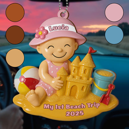 My 1st Beach Trip, Beach Ball and Sand Castle