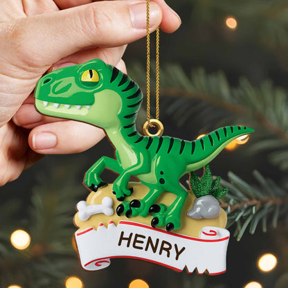 Personalize Your Dinosaur-Themed Ornament