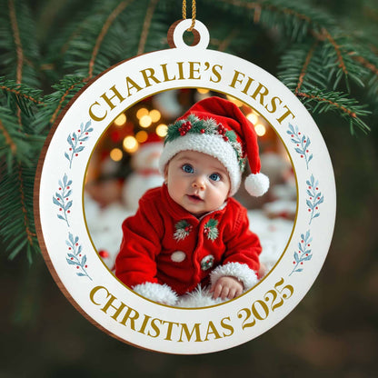 Charlie's First Christmas Baby in Festive Attire