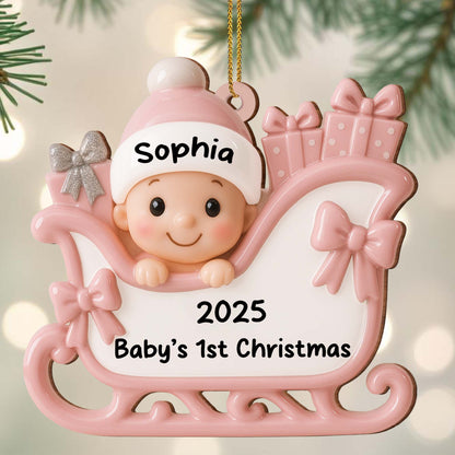 Baby’s 1st Christmas With Sleigh And Gifts