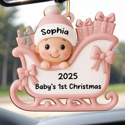 Baby’s 1st Christmas With Sleigh And Gifts