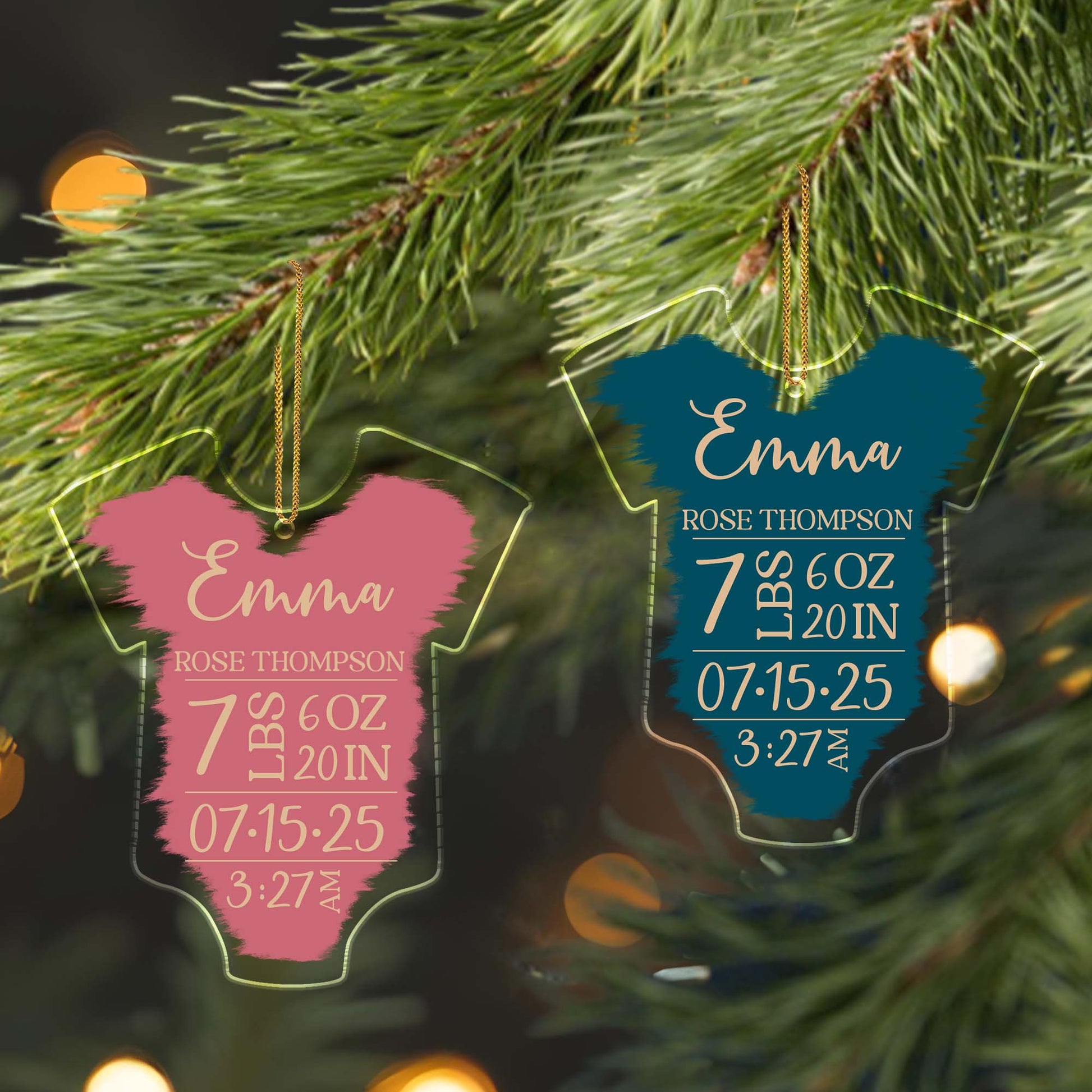 Celebrate A Special Moment With This Customized Birth Stats Onesie