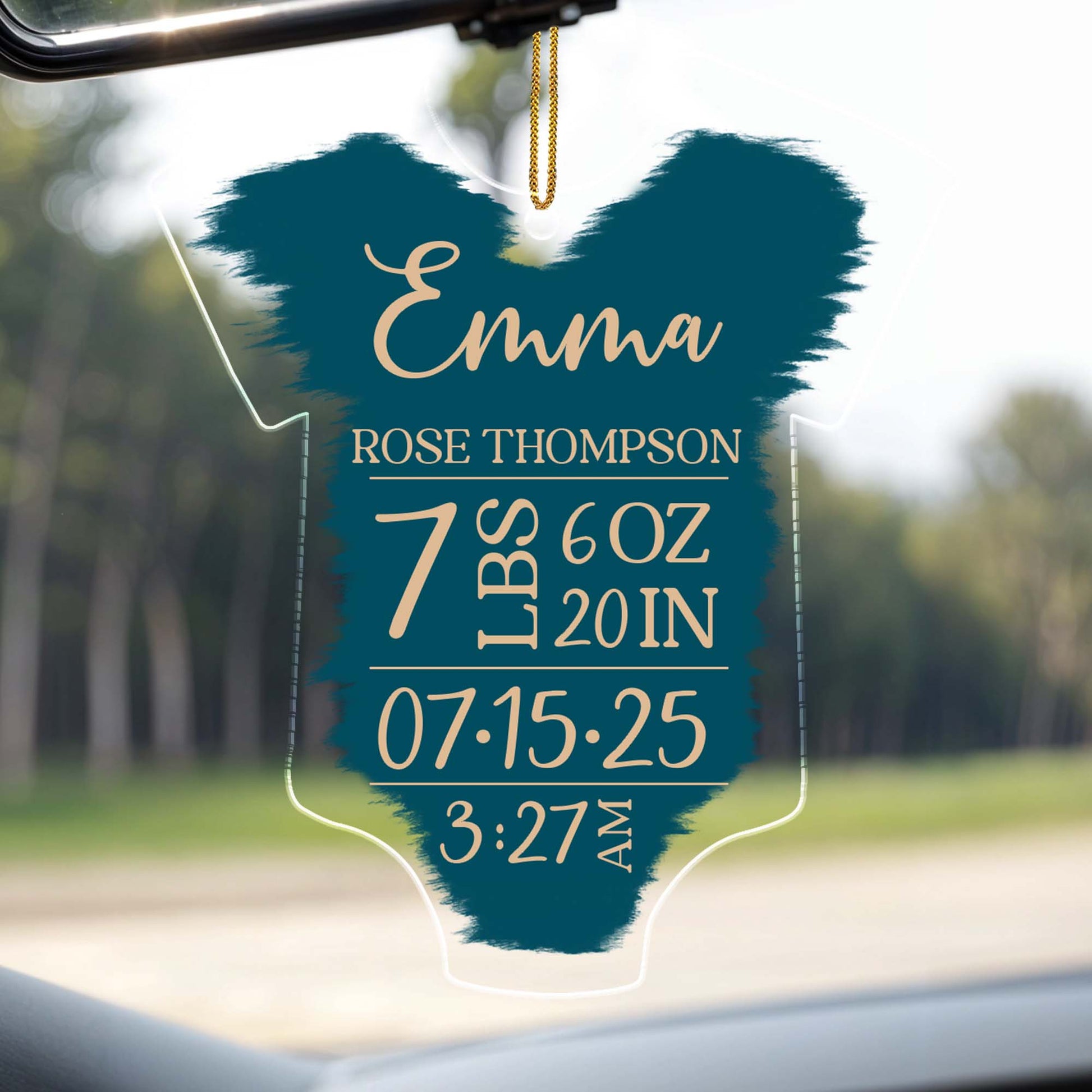 Celebrate A Special Moment With This Customized Birth Stats Onesie