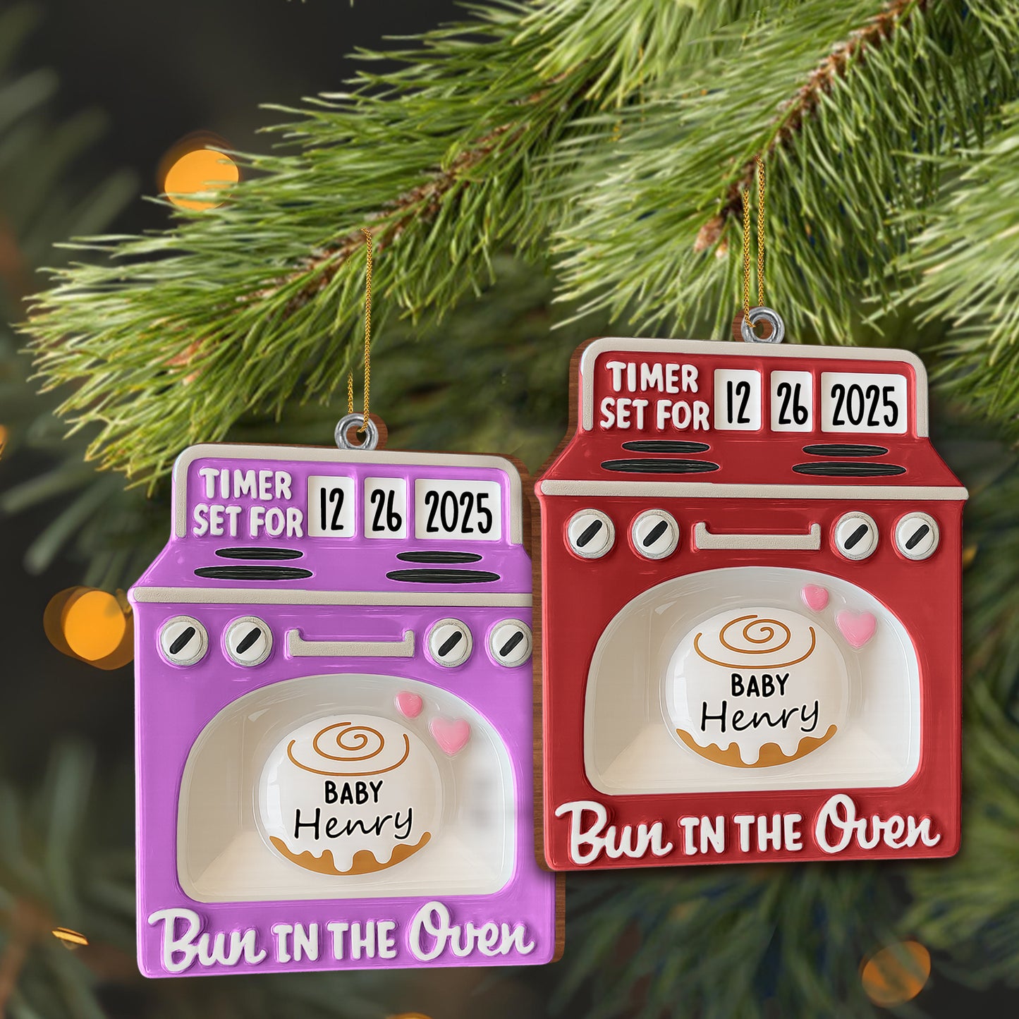 Bun In The Oven With Cute Heart Design