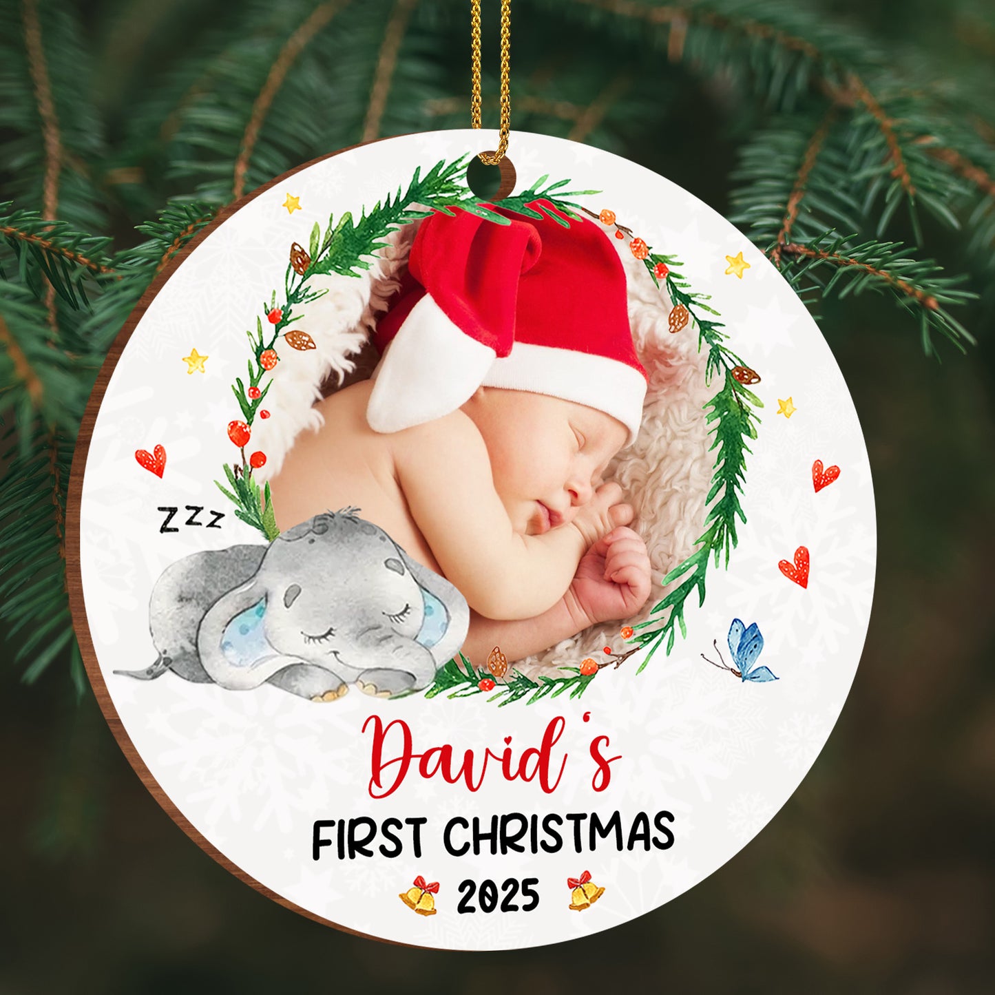 First Christmas, Love and Joy With a Sleepy Newborn