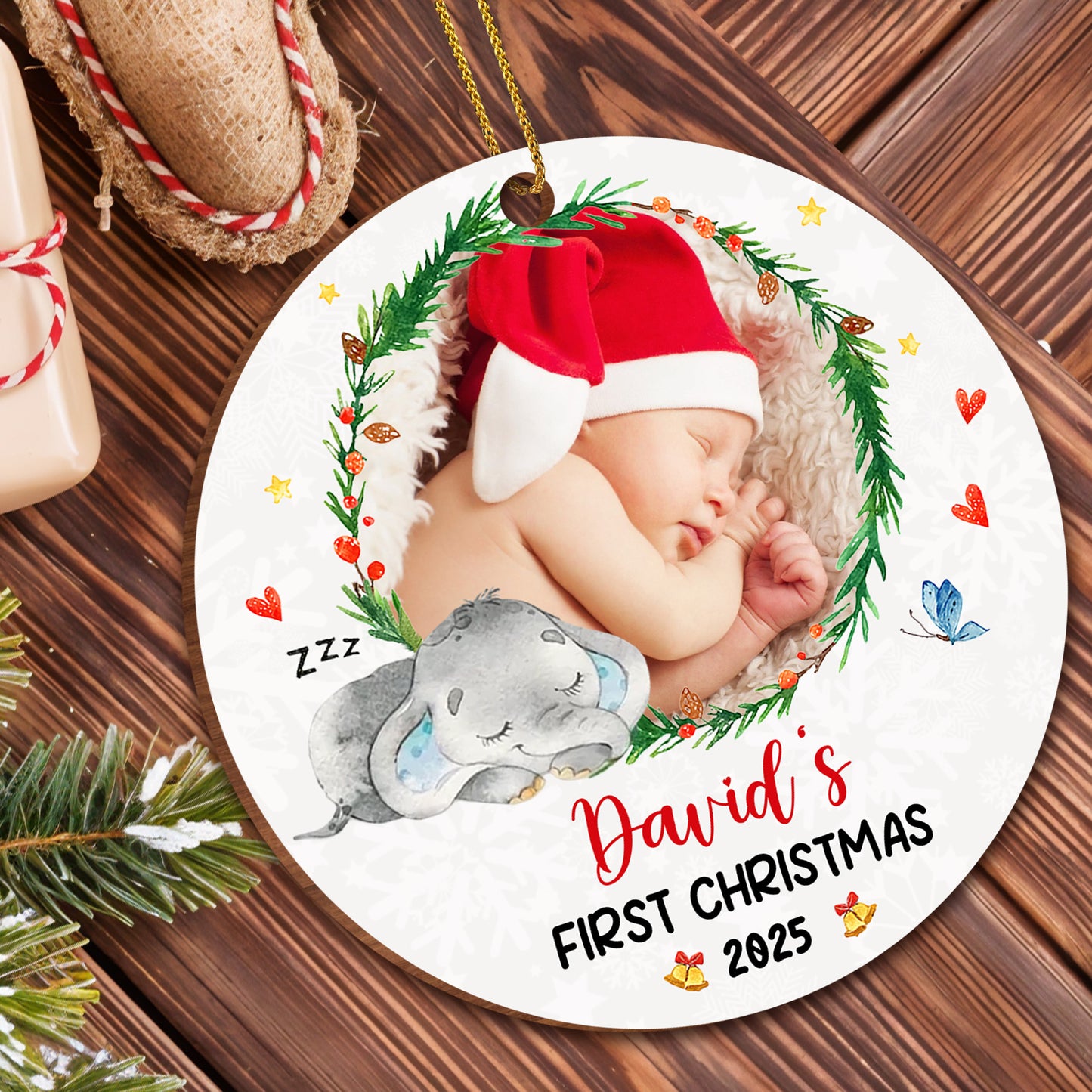First Christmas, Love and Joy With a Sleepy Newborn