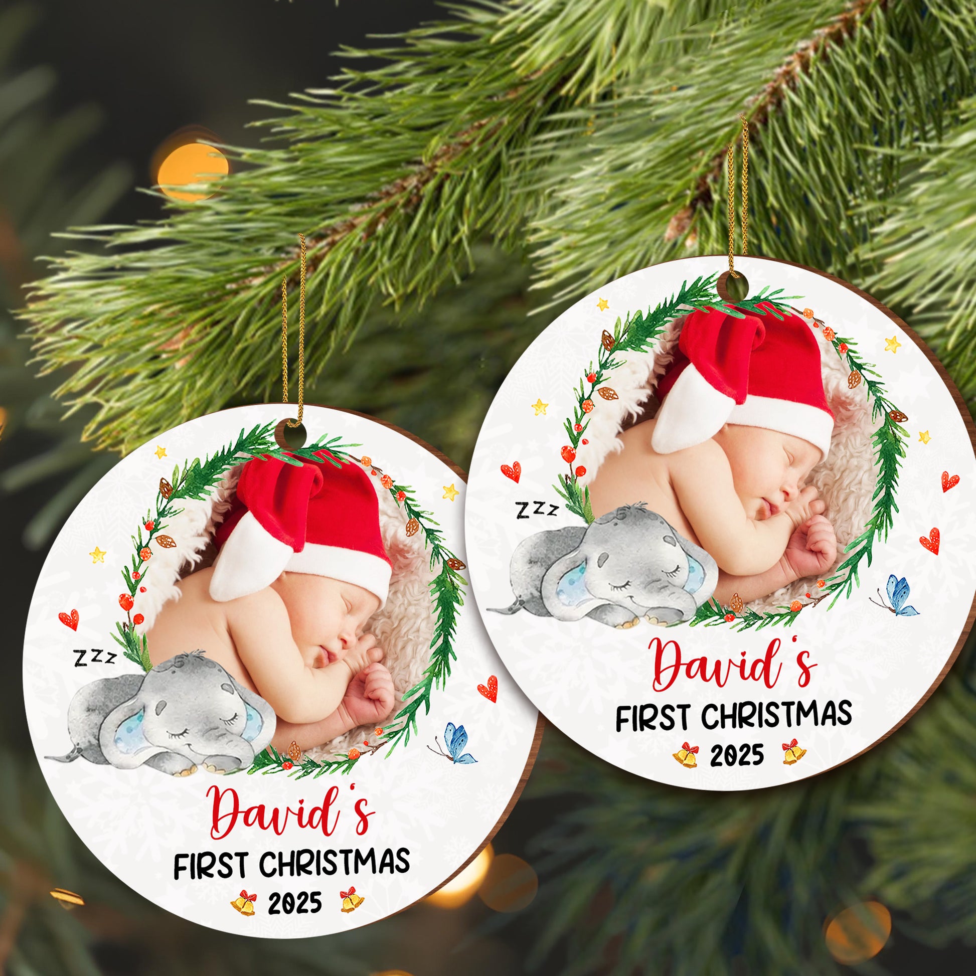 First Christmas, Love and Joy With a Sleepy Newborn