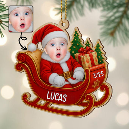 Celebrate Baby's First Christmas In Santa Outfit