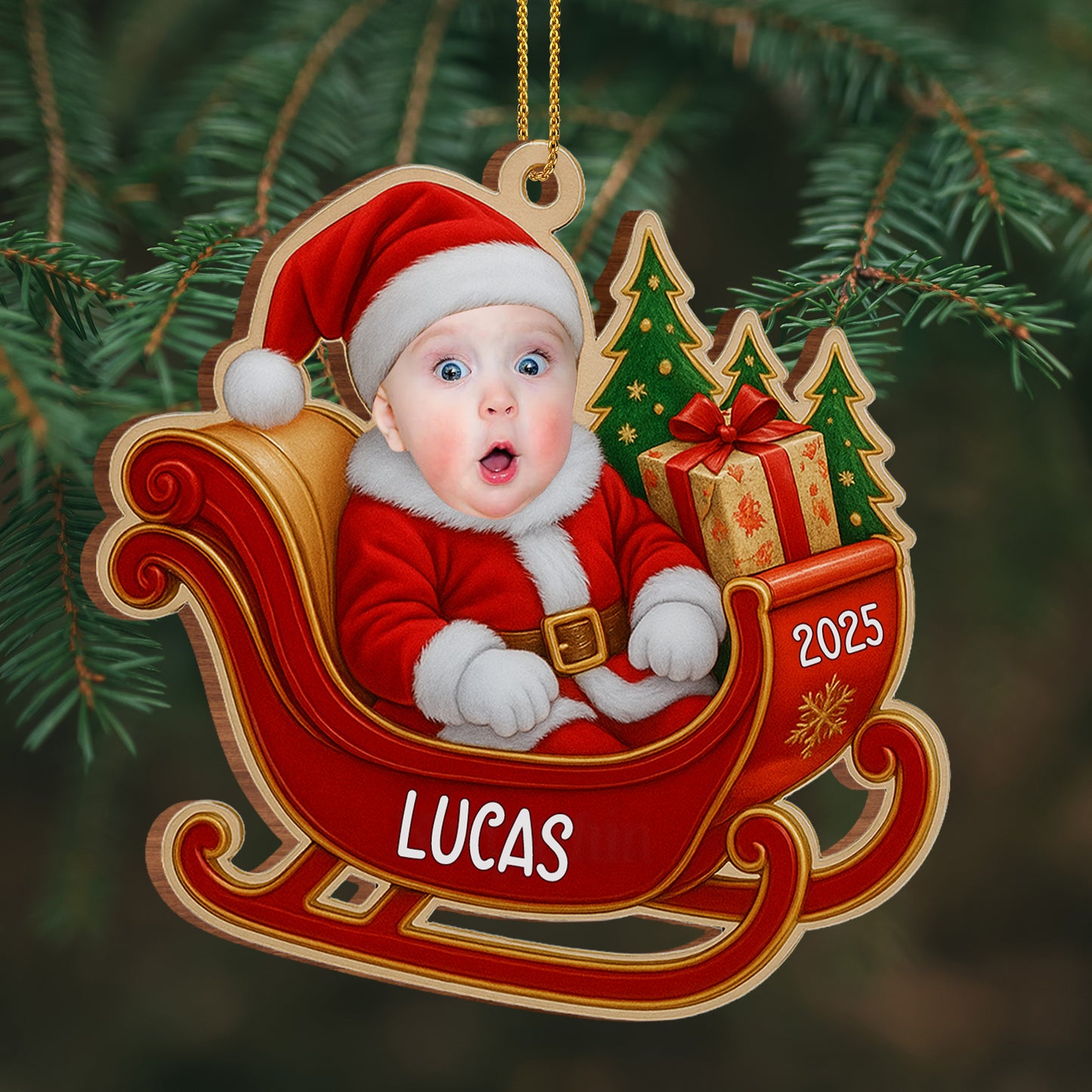 Celebrate Baby's First Christmas In Santa Outfit