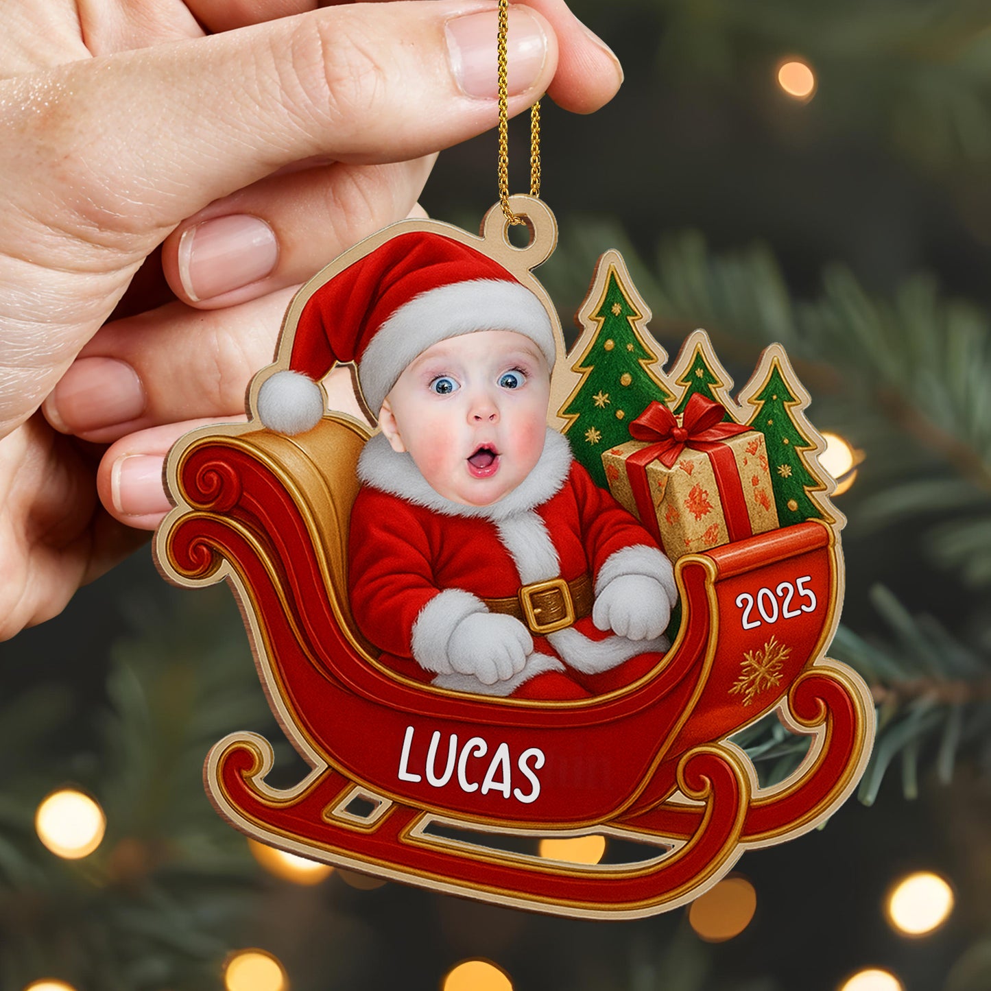 Celebrate Baby's First Christmas In Santa Outfit