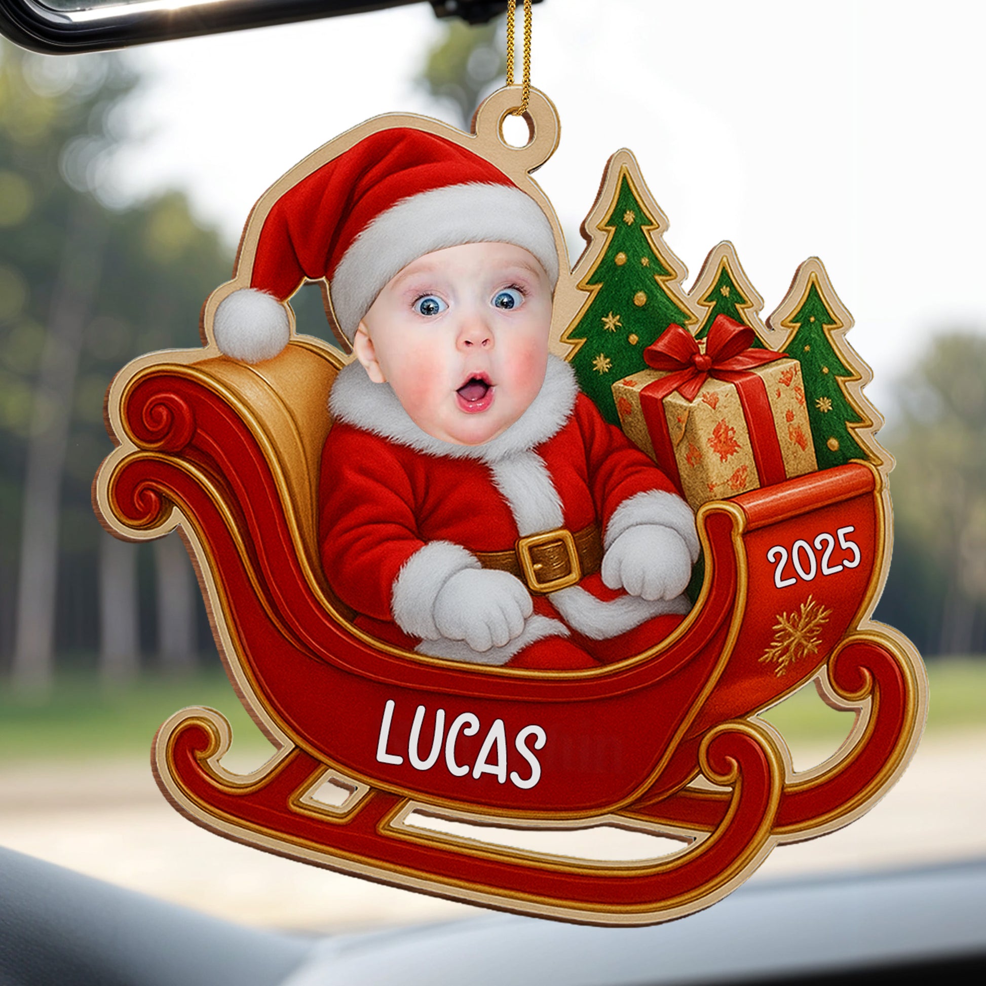 Celebrate Baby's First Christmas In Santa Outfit