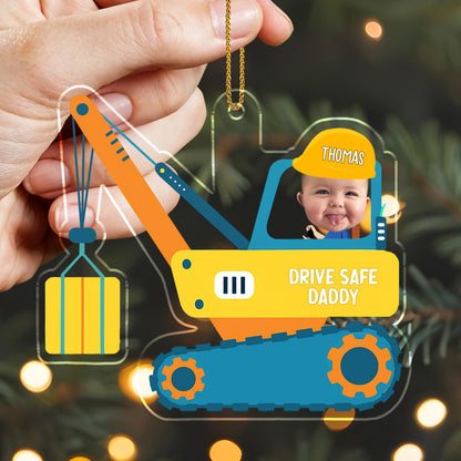 Drive Safe Daddy Crane Ornament