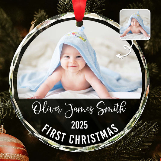 First Christmas Baby Photo Ornament