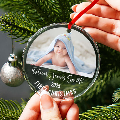 First Christmas Baby Photo Ornament