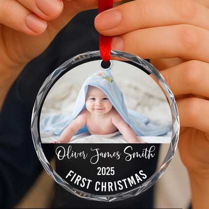 First Christmas Baby Photo Ornament