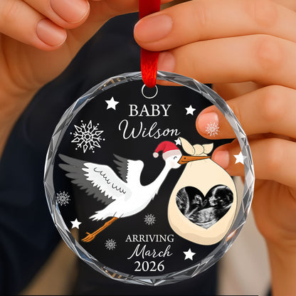 Baby Arriving March, Stork and Ultrasound Design