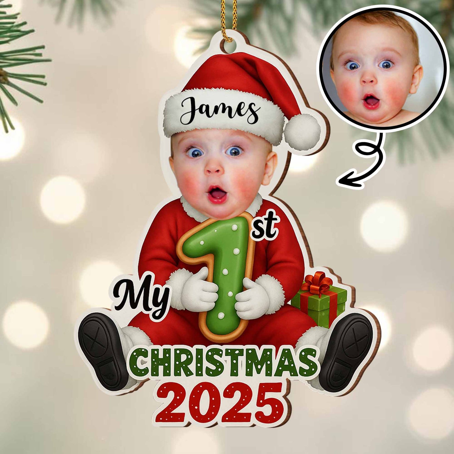My 1st Christmas Baby Ornament