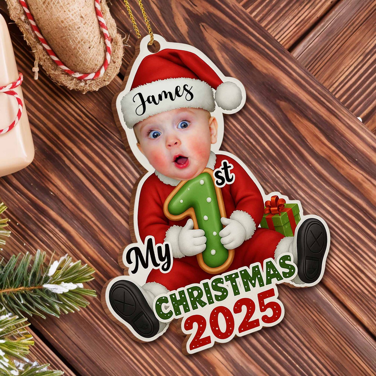 My 1st Christmas Baby Ornament