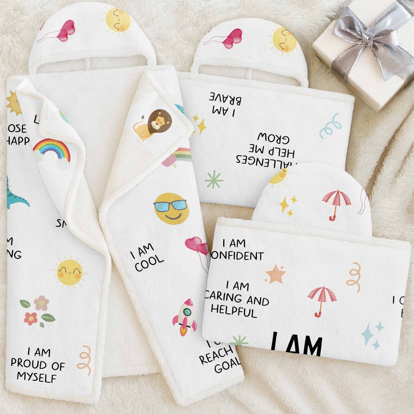 I Am Confident, I Am Loved, Choose To Be Happy Blanket