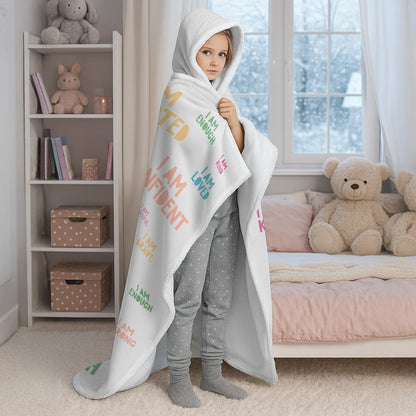 I Am Unique, I Am Brave, Positive Affirmations Blanket
