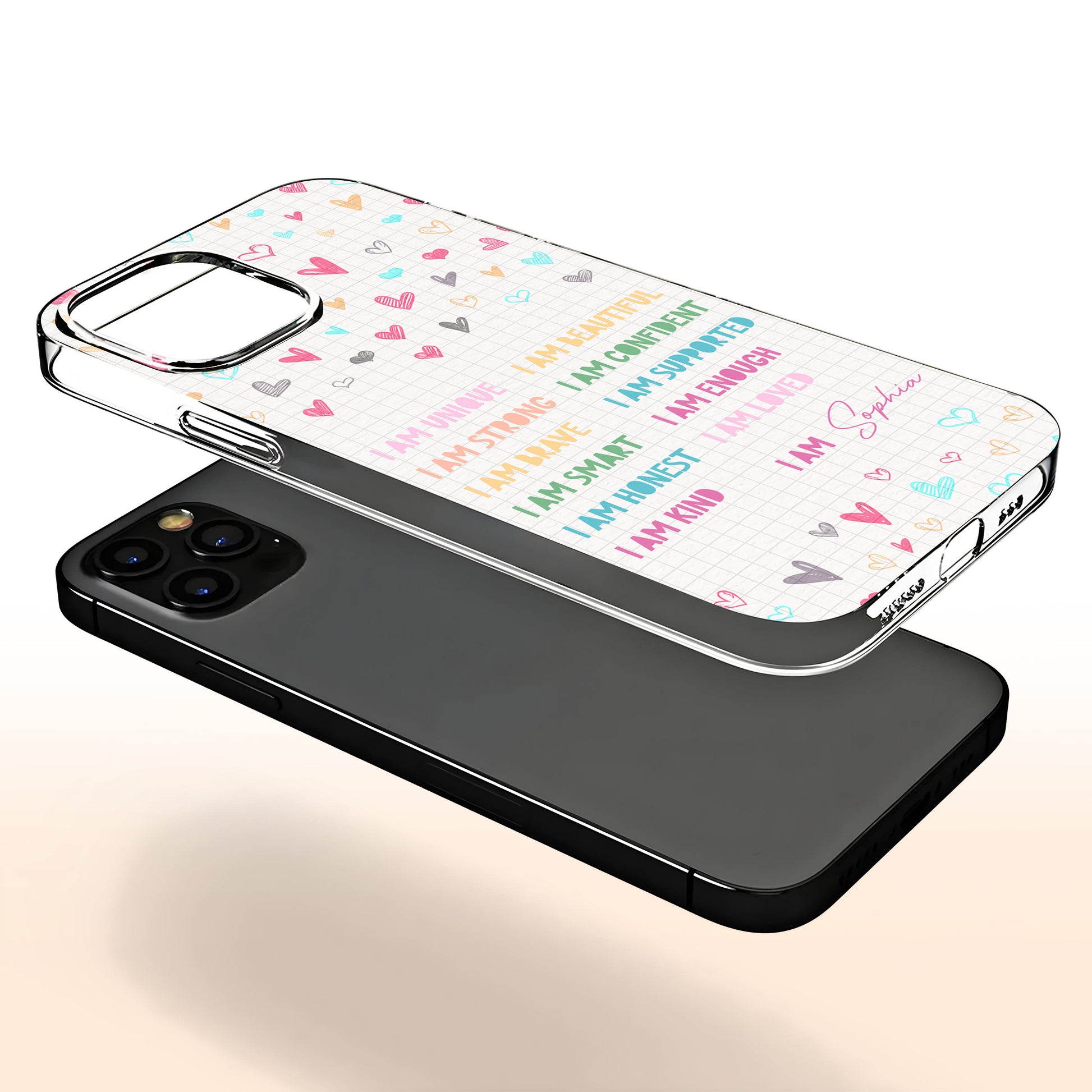 I Am Unique, Beautiful, Strong, And Loved Phone Design