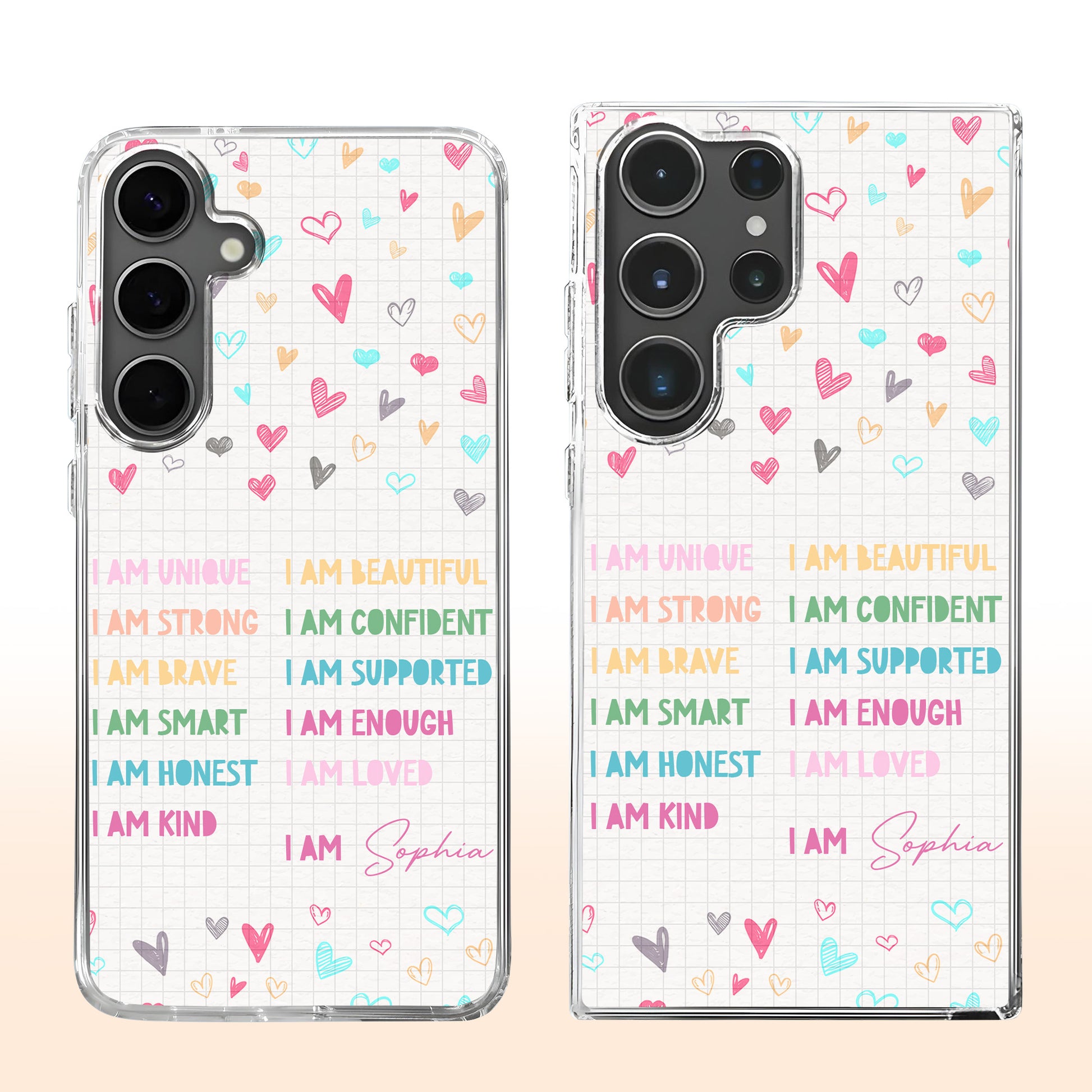 I Am Unique, Beautiful, Strong, And Loved Phone Design