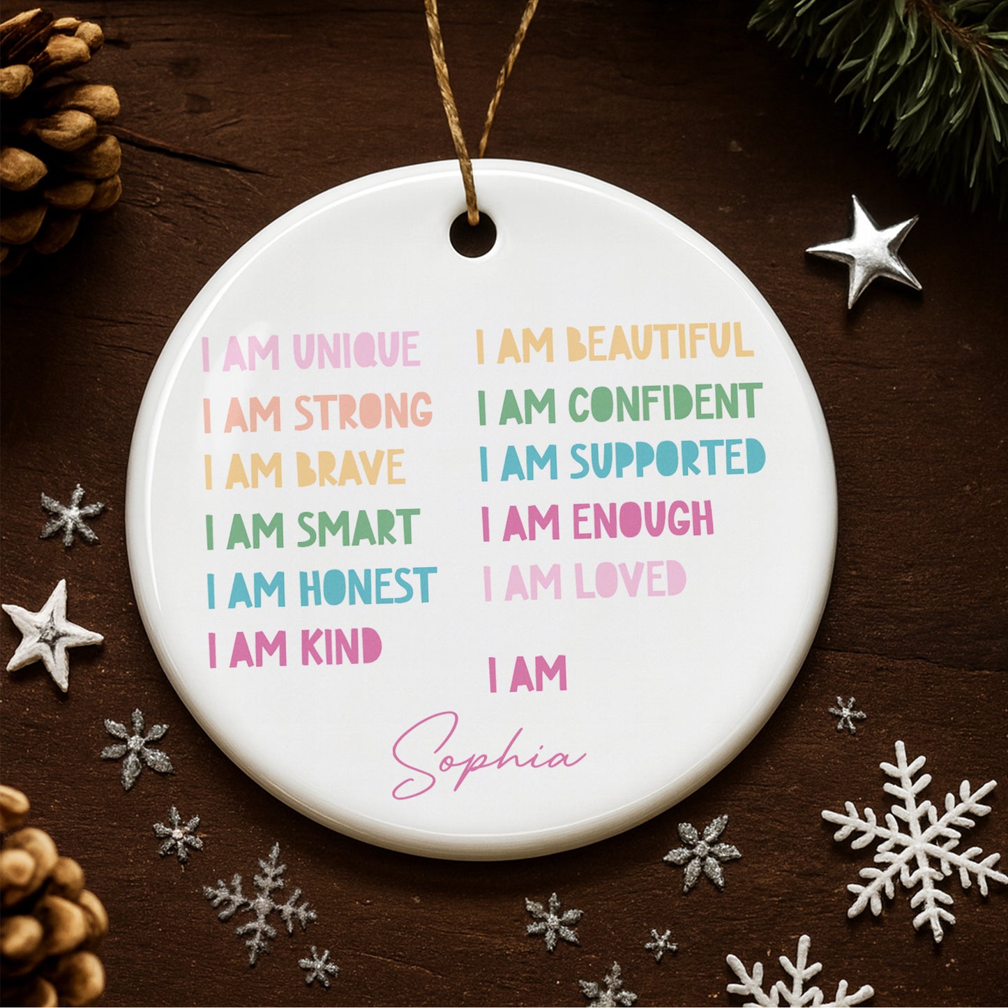 I Am Unique, I Am Beautiful, Inspirational Affirmations