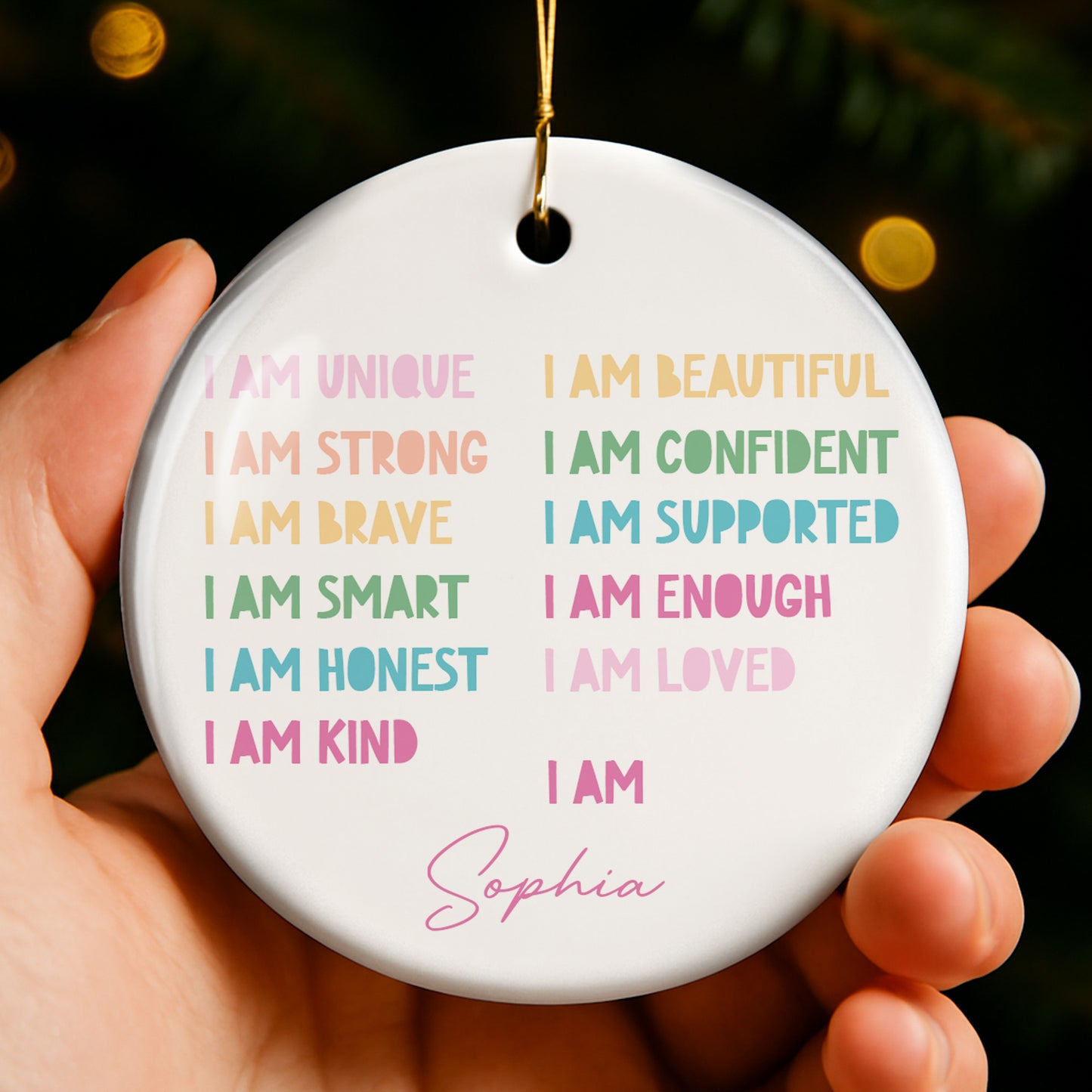 I Am Unique, I Am Beautiful, Inspirational Affirmations