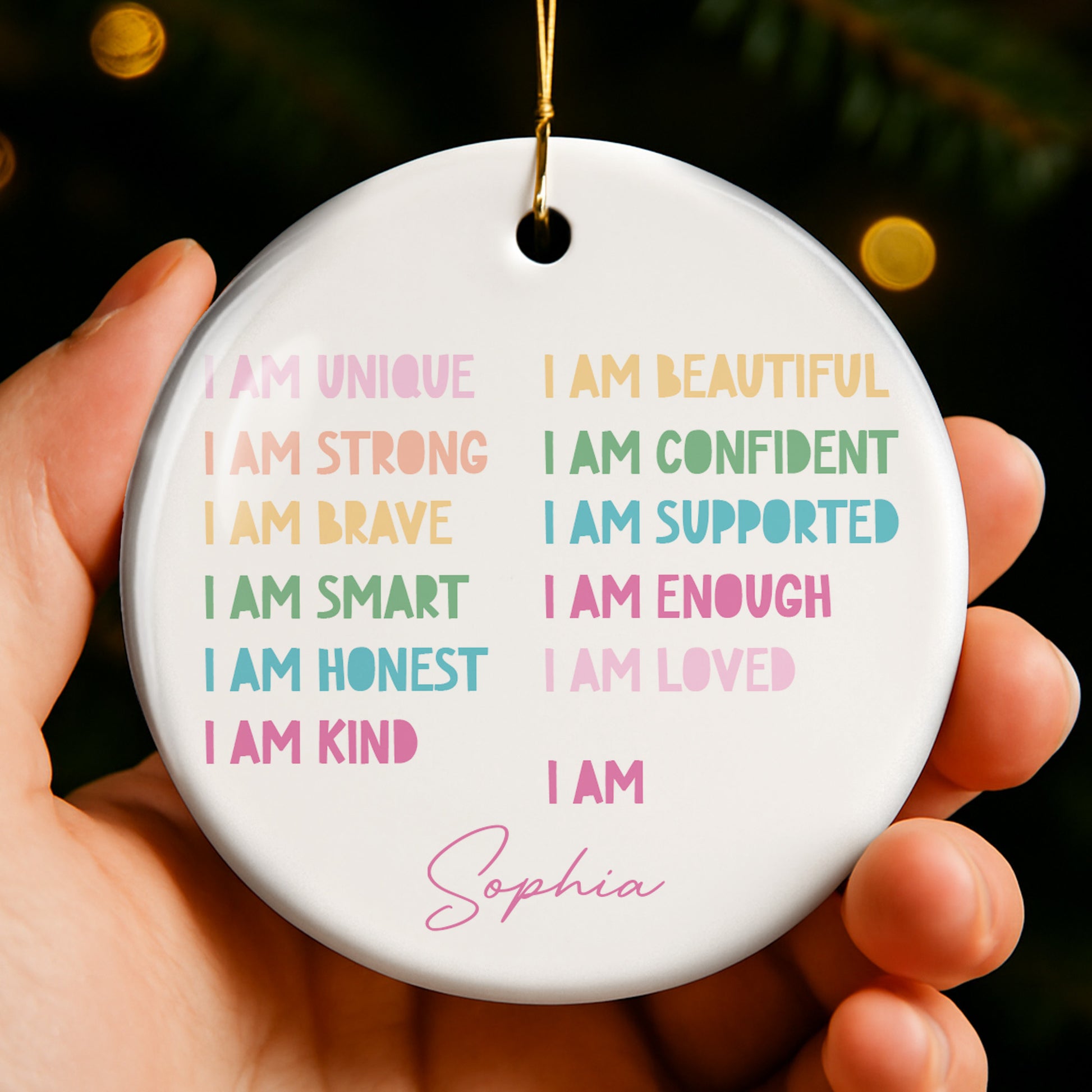 I Am Unique, I Am Beautiful, Inspirational Affirmations