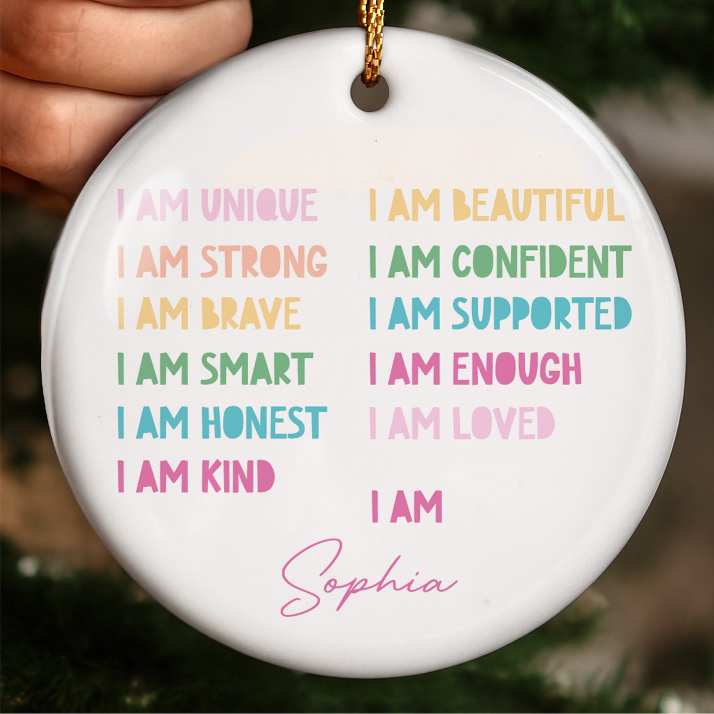 I Am Unique, I Am Beautiful, Inspirational Affirmations