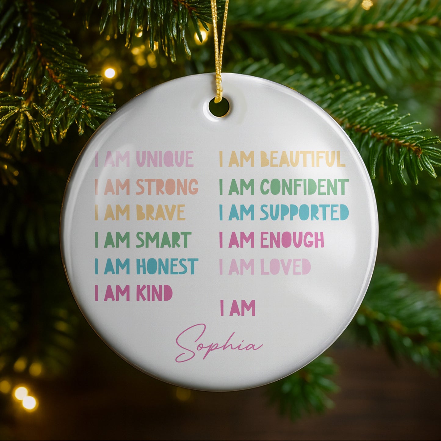 I Am Unique, I Am Beautiful, Inspirational Affirmations