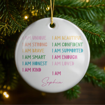 I Am Unique, I Am Beautiful, Inspirational Affirmations