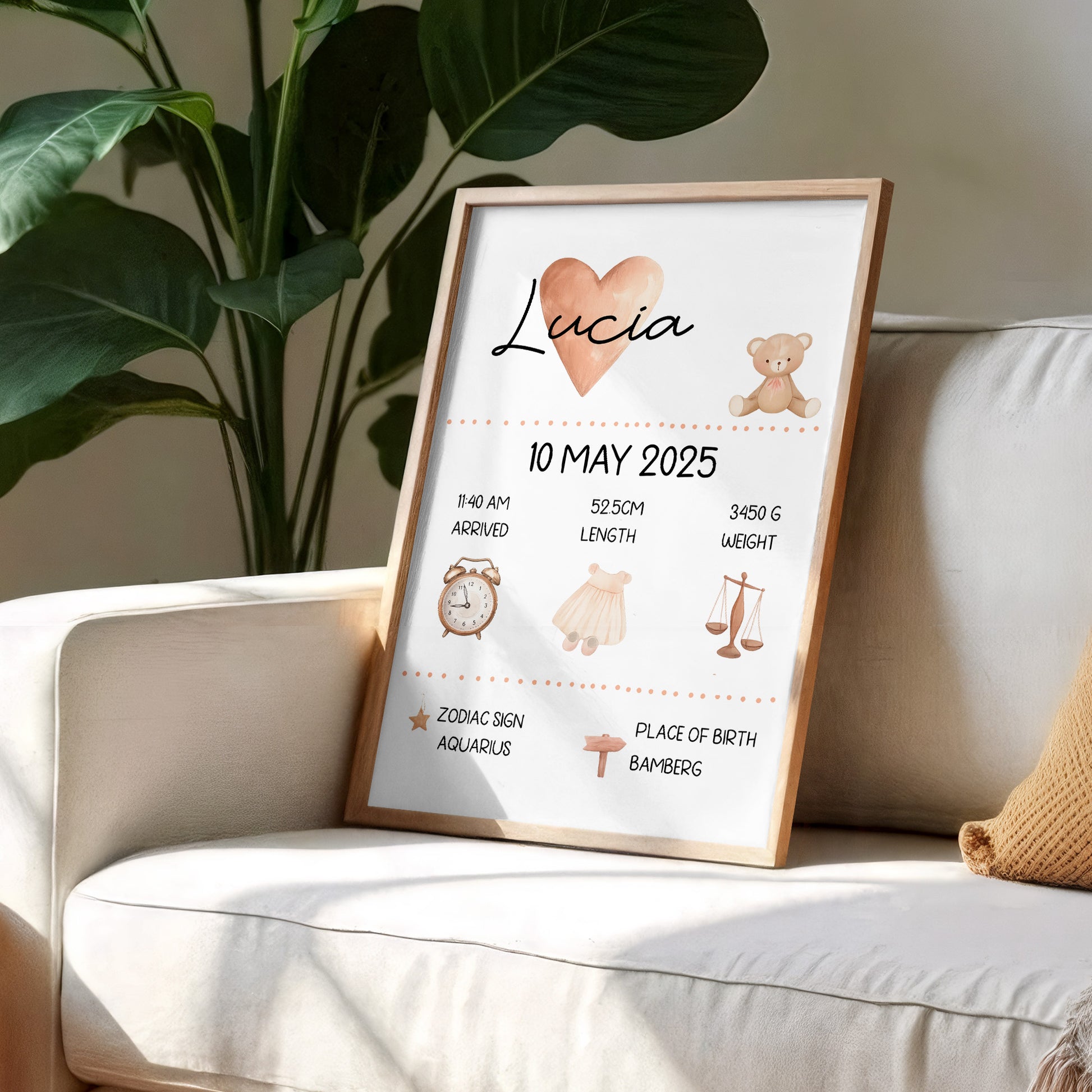 Celebrate The Arrival of A New Baby With A Heartwarming Poster