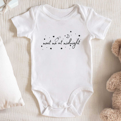 Meet Me At Midnight With Stars And Crescent Moon