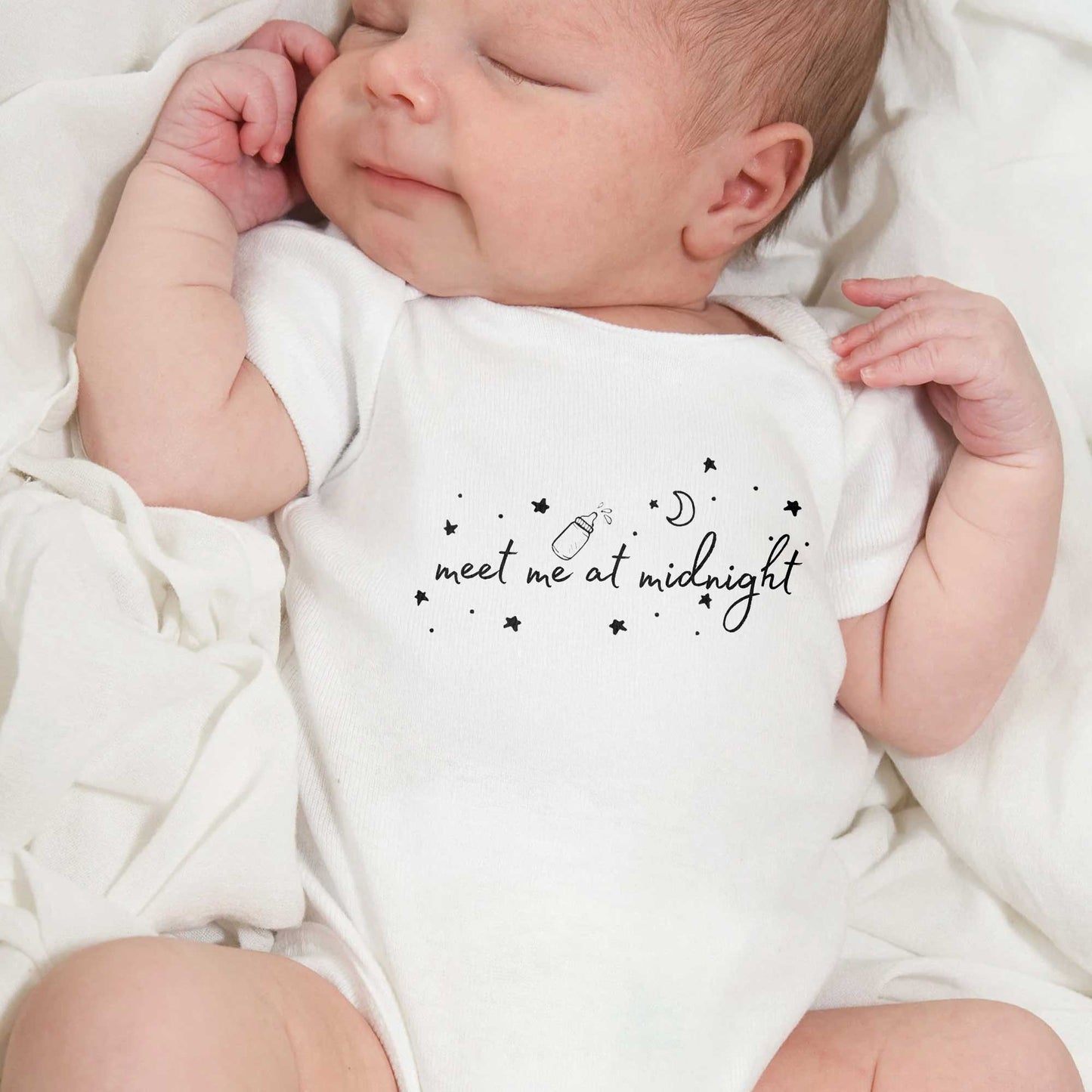 Meet Me At Midnight With Stars And Crescent Moon