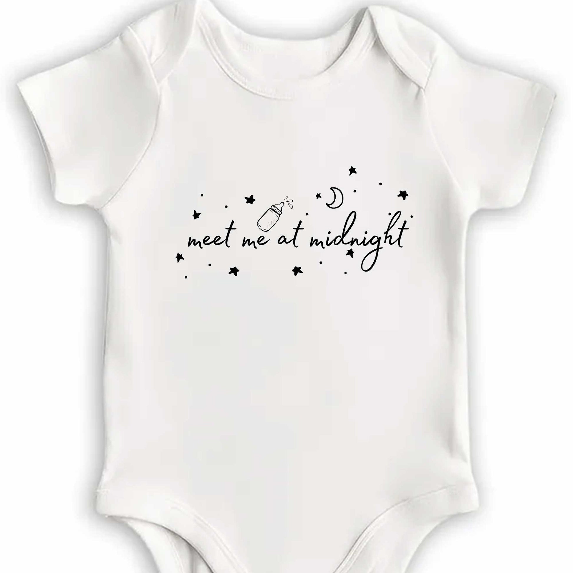 Meet Me At Midnight With Stars And Crescent Moon