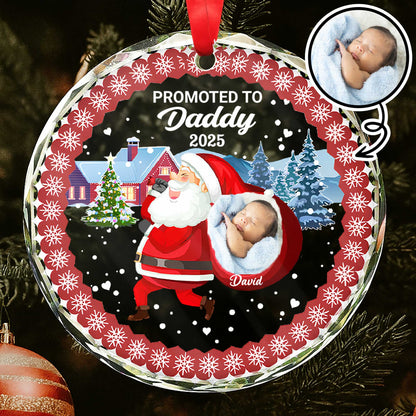 Promoted To Daddy With Santa And Christmas Themes