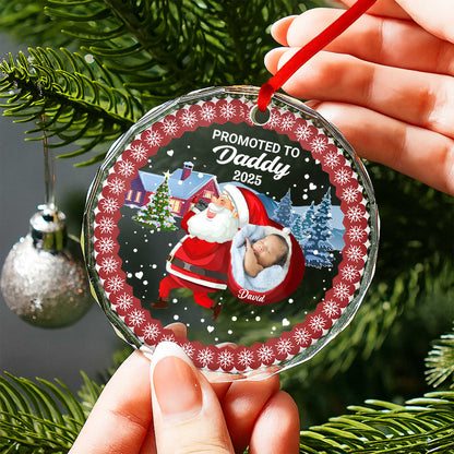 Promoted To Daddy With Santa And Christmas Themes
